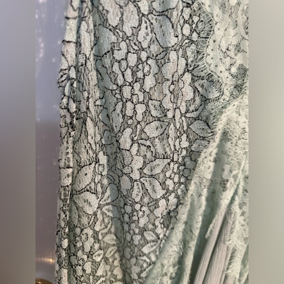 NWT Mint Green with Lace Mini Dress - Picture 3 of 8